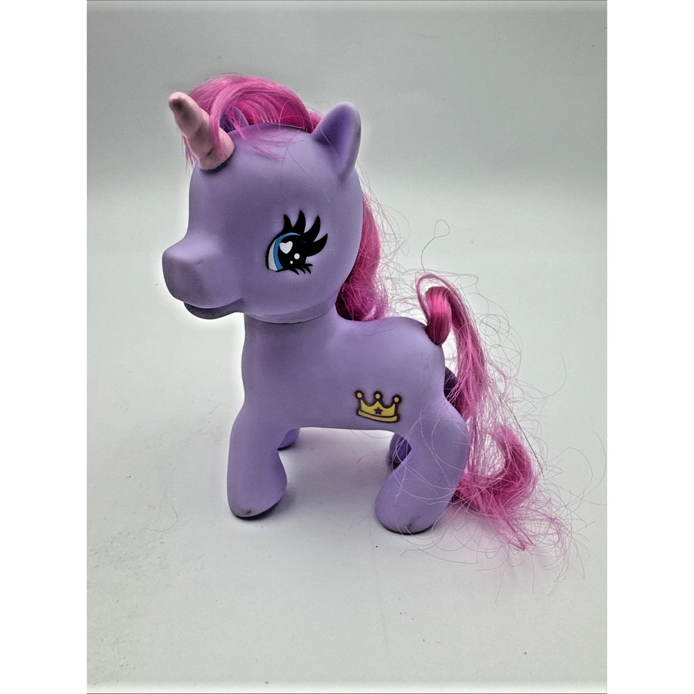 Gi-Go Wonder Pony Land Light Purple Unicorn Horse "4" Tall Brushable 5-9-82